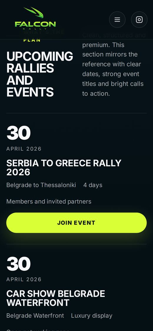 Mobile events